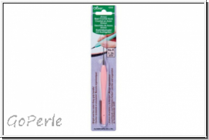 CLOVER H�kelnadel "Amour", 1,25mm (No. 4, pastellrosa), Stahl, 1 Stk.